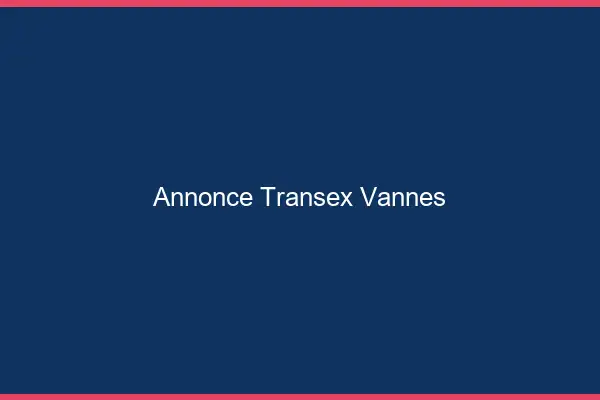 Annonce Transex Vannes