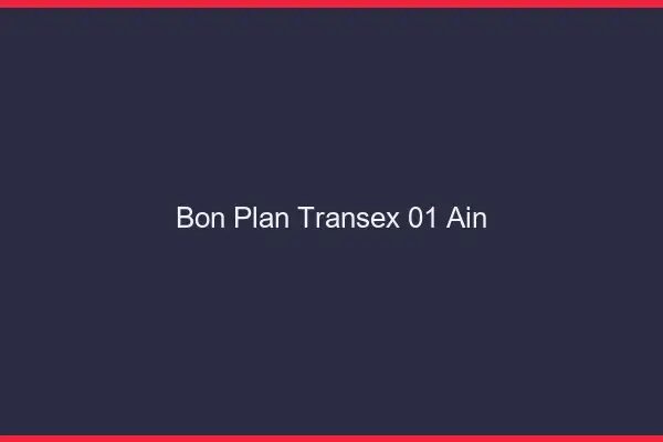 Bon Plan Transex 01 Ain