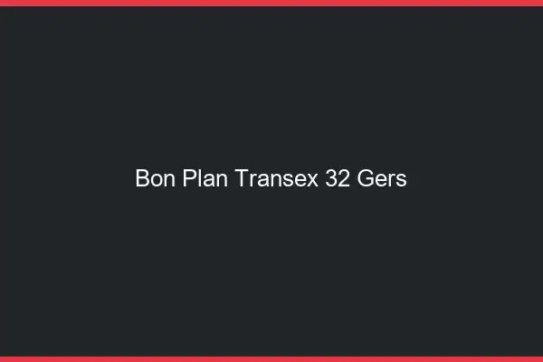 Bon Plan Transex 32 Gers