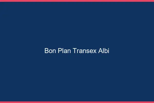 Bon Plan Transex Albi