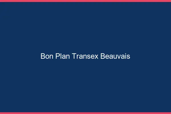 Bon Plan Transex Beauvais