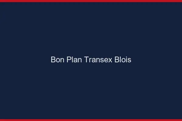 Bon Plan Transex Blois