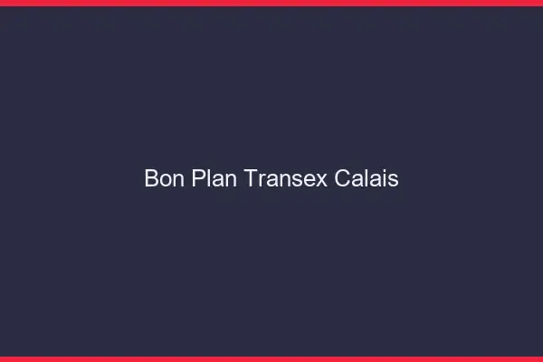 Bon Plan Transex Calais