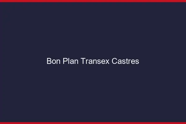 Bon Plan Transex Castres