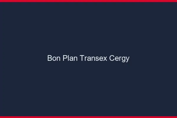 Bon Plan Transex Cergy