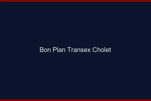Bon Plan Transex Cholet