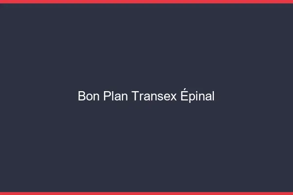 Bon Plan Transex Épinal