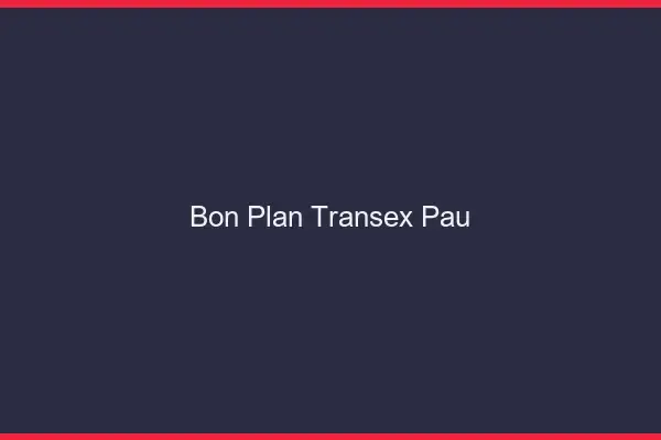 Bon Plan Transex Pau