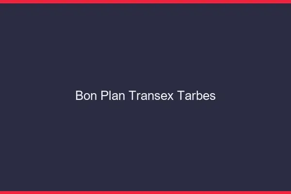 Bon Plan Transex Tarbes