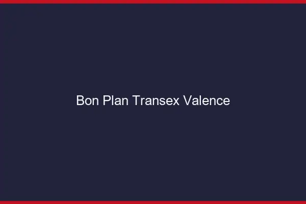 Bon Plan Transex Valence