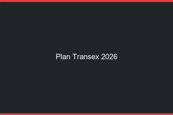 Plan transex 2026