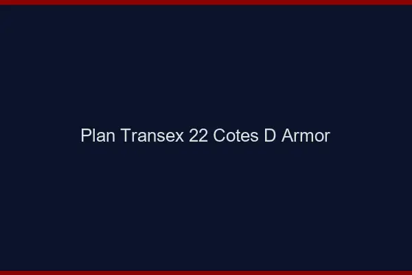 Plan Transex 22 Cotes D Armor