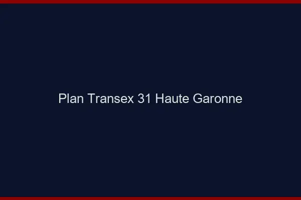 Plan Transex 31 Haute Garonne