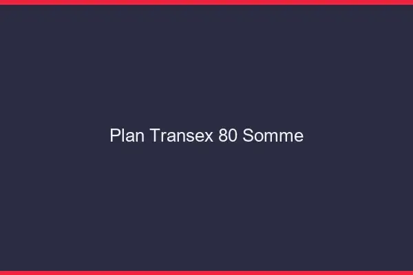 Plan Transex 80 Somme