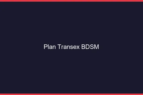 Plan transex BDSM