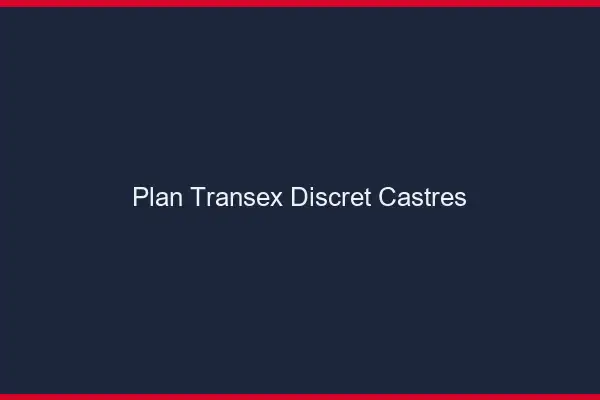 Plan Transex Discret Castres