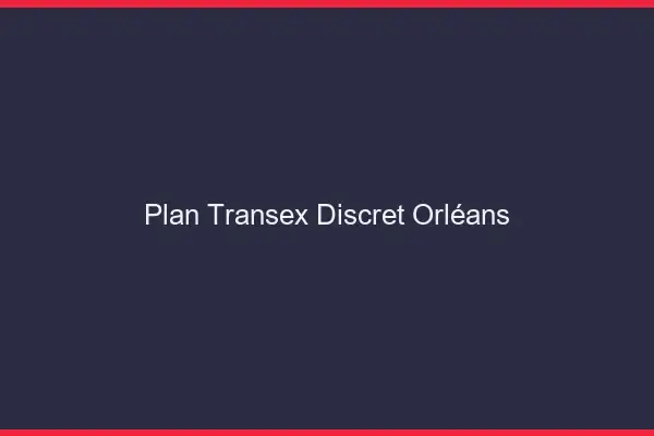 Plan Transex Discret Orléans