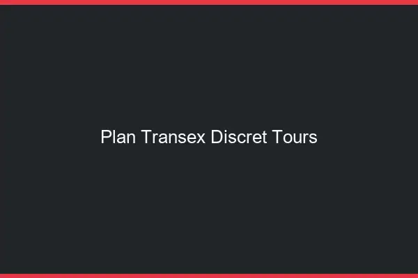 Plan Transex Discret Tours