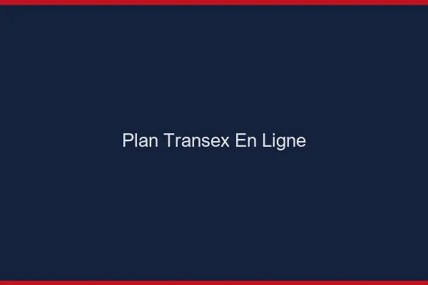 Plan transex en ligne
