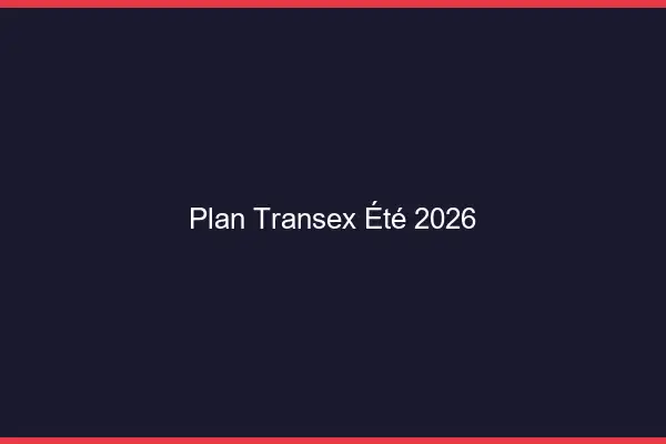 Plan transex été 2026