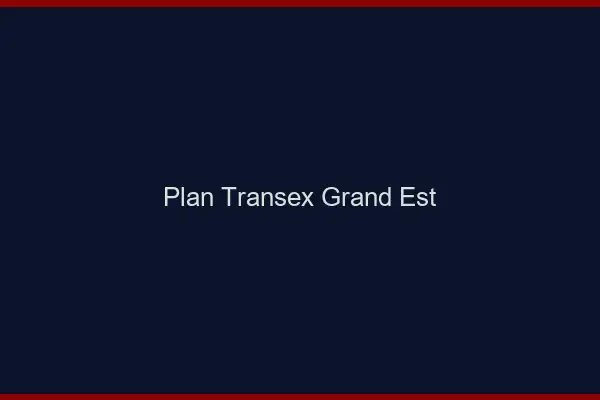 Plan transex Grand Est