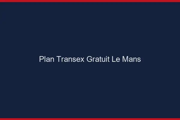 Plan Transex Gratuit Le Mans