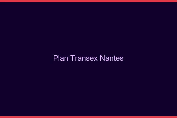 Plan Transex Nantes