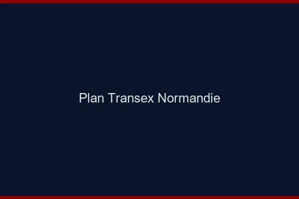 Plan transex Normandie