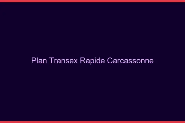 Plan Transex Rapide Carcassonne