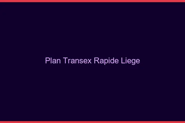 Plan Transex Rapide Liège
