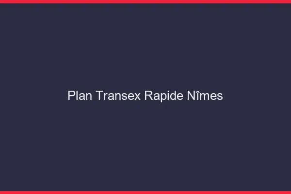 Plan Transex Rapide Nîmes