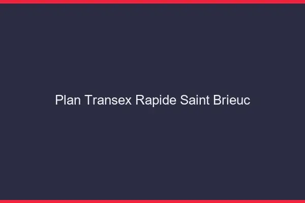 Plan Transex Rapide Saint-Brieuc