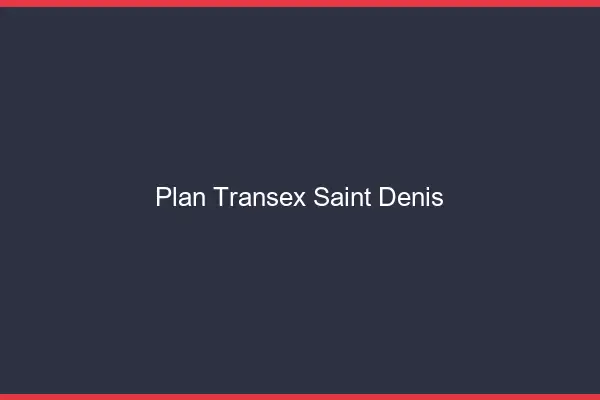 Plan Transex Saint-Denis