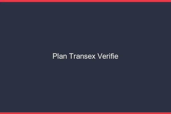 Plan transex vérifié