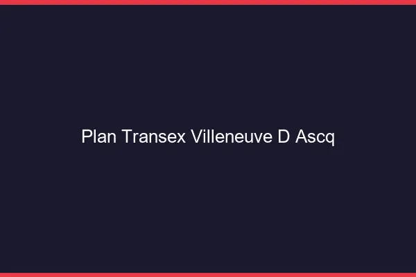 Plan Transex Villeneuve-d'Ascq