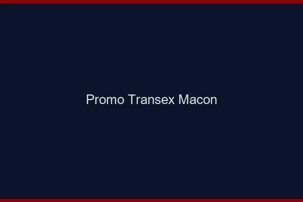 Promo Transex Mâcon