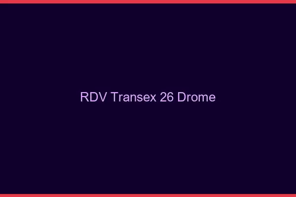 RDV Transex 26 Drome