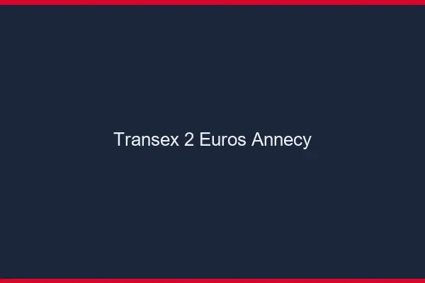 Transex 2 Euros Annecy