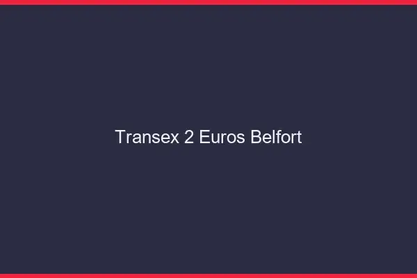 Transex 2 Euros Belfort