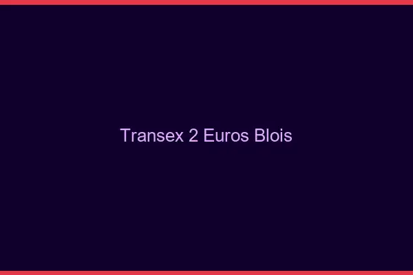 Transex 2 Euros Blois