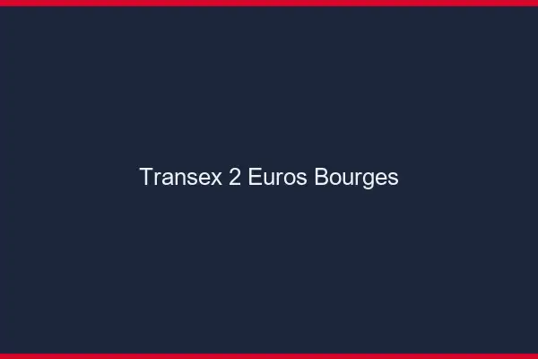 Transex 2 Euros Bourges