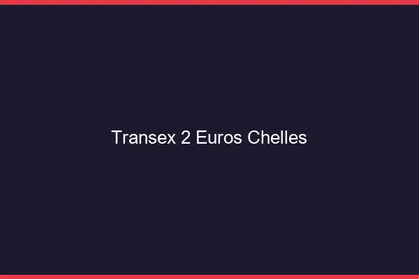Transex 2 Euros Chelles