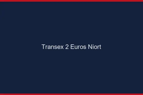 Transex 2 Euros Niort