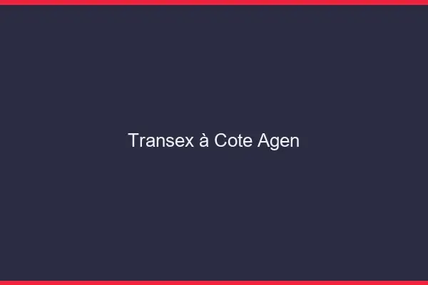 Transex à Côté Agen