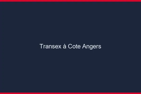 Transex à Côté Angers