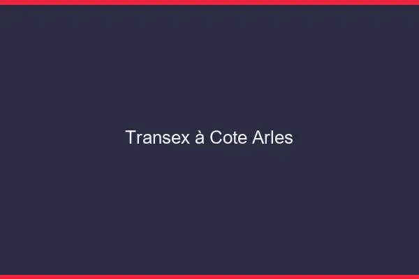 Transex à Côté Arles