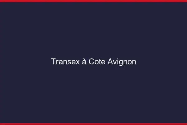 Transex à Côté Avignon