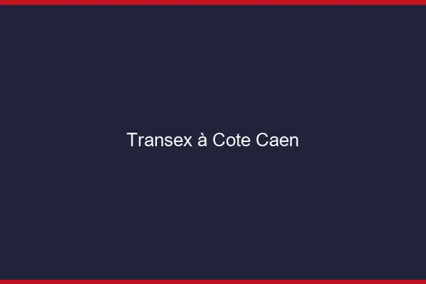 Transex à Côté Caen