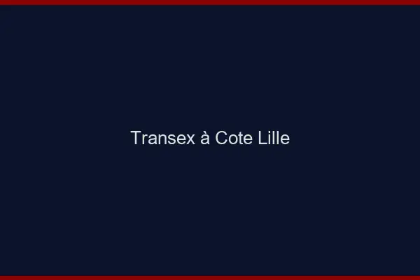 Transex à Côté Lille