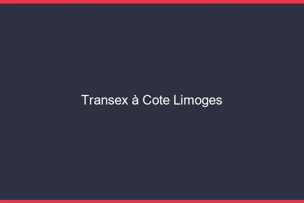 Transex à Côté Limoges